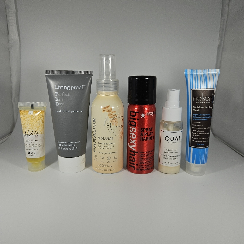 Hair Lot (6 DELUXE SAMPLE-SIZES + 1 FREE MYSTERY FULL-SIZE)